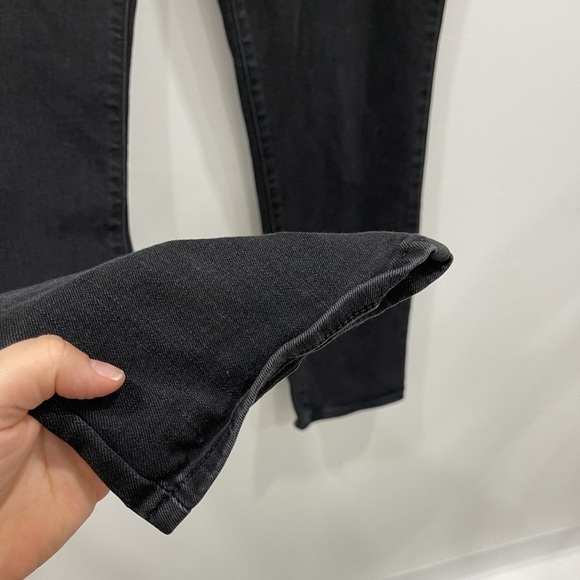 Levi’s 712 Slim Jeans Black Mid Rise 33W 30L - Picture 5 of 11